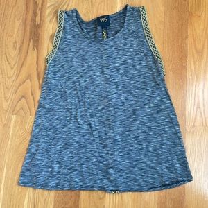 Detailed Sleeveless Top